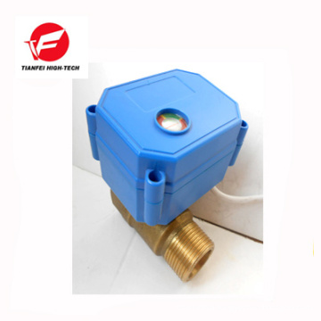 3.6v 5v 6v 230v dn8 dn10 brass ss304 CWX-15N 2nm electric valve